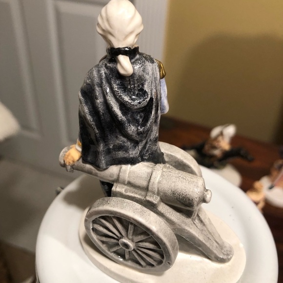 Sebastian Miniatures George Washington with Canon by W. Baston 1947 & Friends - Picture 3 of 16